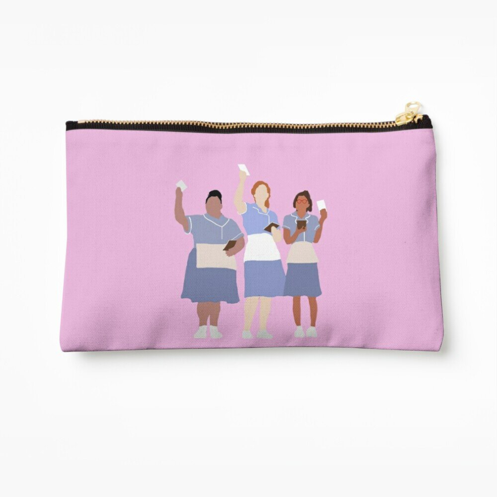 Whibos Makeup Bag Waitress Musical Cosmetic Organizer Tyvek Paper Bags Zipper Pouch