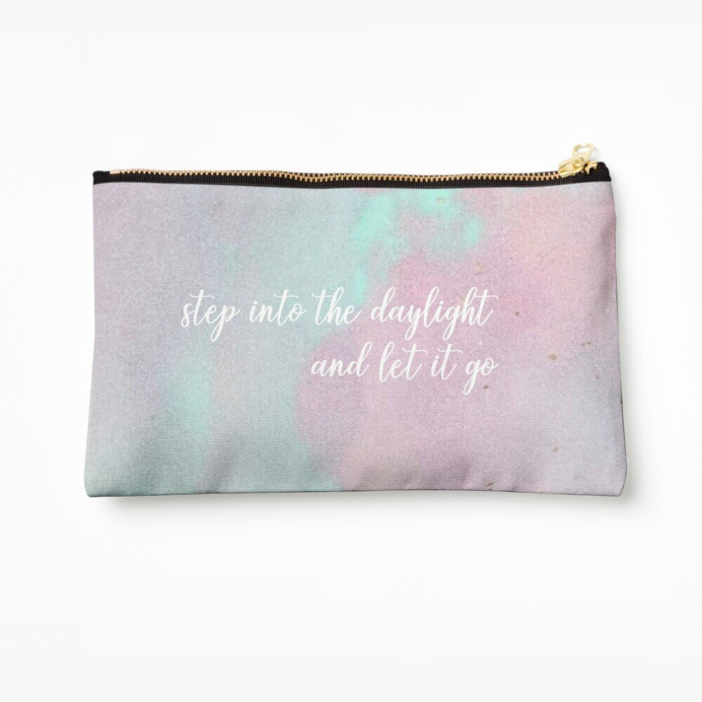 Whibos Makeup Bag Step Into The Daylight And Let It Go- Taylor Swift Cosmetic Organizer Tyvek Paper Bags Zipper Pouch