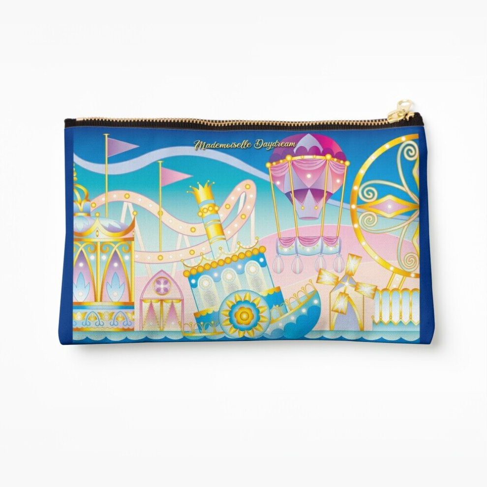 Whibos Makeup Bag Fun Fair Pouch Cosmetic Organizer Tyvek Paper Bags Zipper Pouch