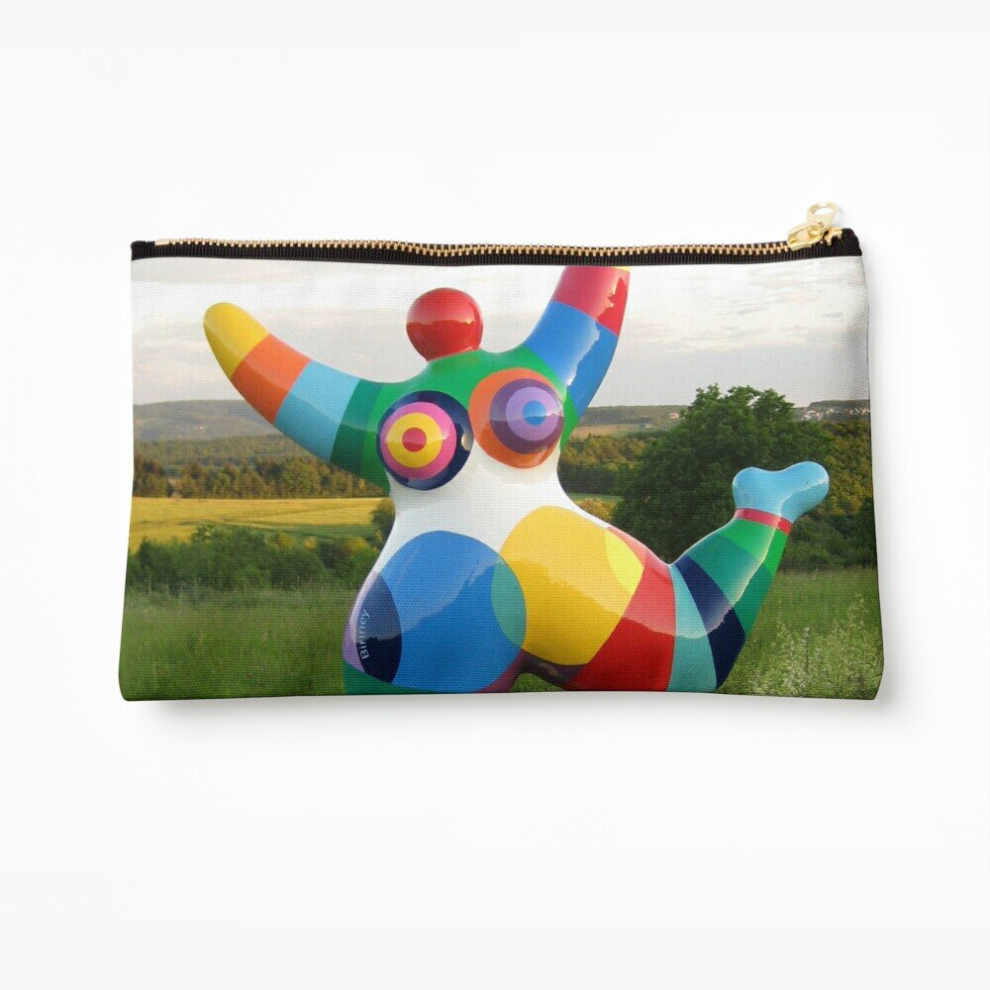 Whibos Makeup Bag Biriney Nana - Tribute To Niki De Saint Phalle Cosmetic Organizer Tyvek Paper Bags Zipper Pouch