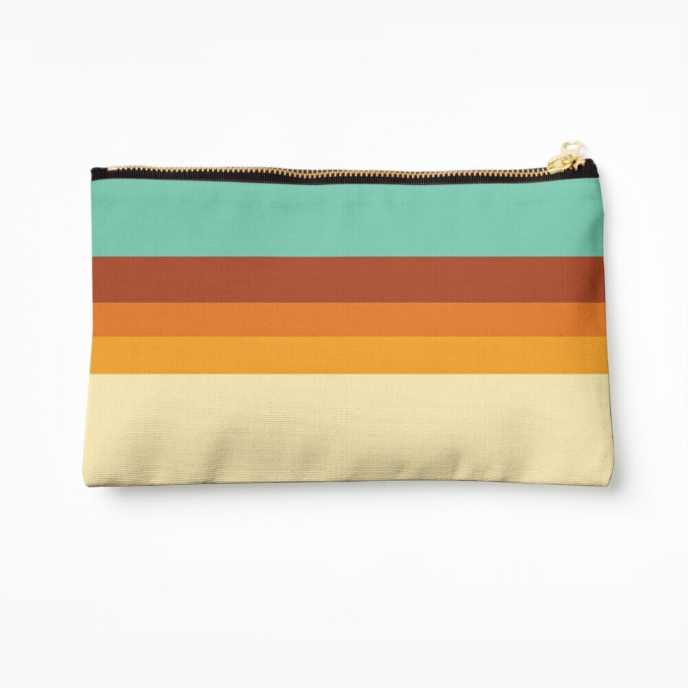 Whibos Makeup Bag Retro Land Cosmetic Organizer Tyvek Paper Bags Zipper Pouch
