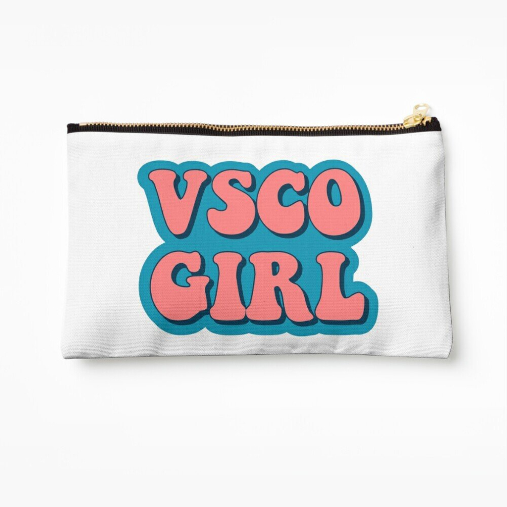 Whibos Makeup Bag Vsco Girl Cosmetic Organizer Tyvek Paper Bags Zipper Pouch