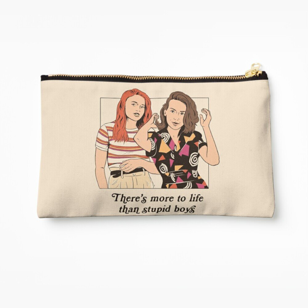 Whibos Makeup Bag Stupid Boys Retro Cosmetic Organizer Tyvek Paper Bags Zipper Pouch