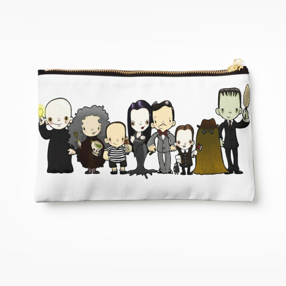 Whibos Makeup Bag They're Creepy And They're Kooky Cosmetic Organizer Tyvek Paper Bags Zipper Pouch