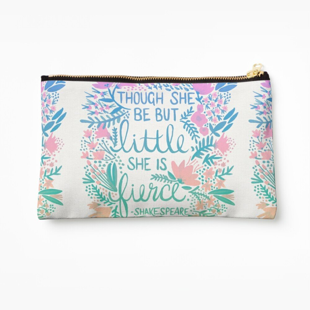 Whibos Lavender Makeup Bag Little Fierce Mint Ombrã© Cosmetic Organizer Tyvek Paper Bags Zipper Pouch