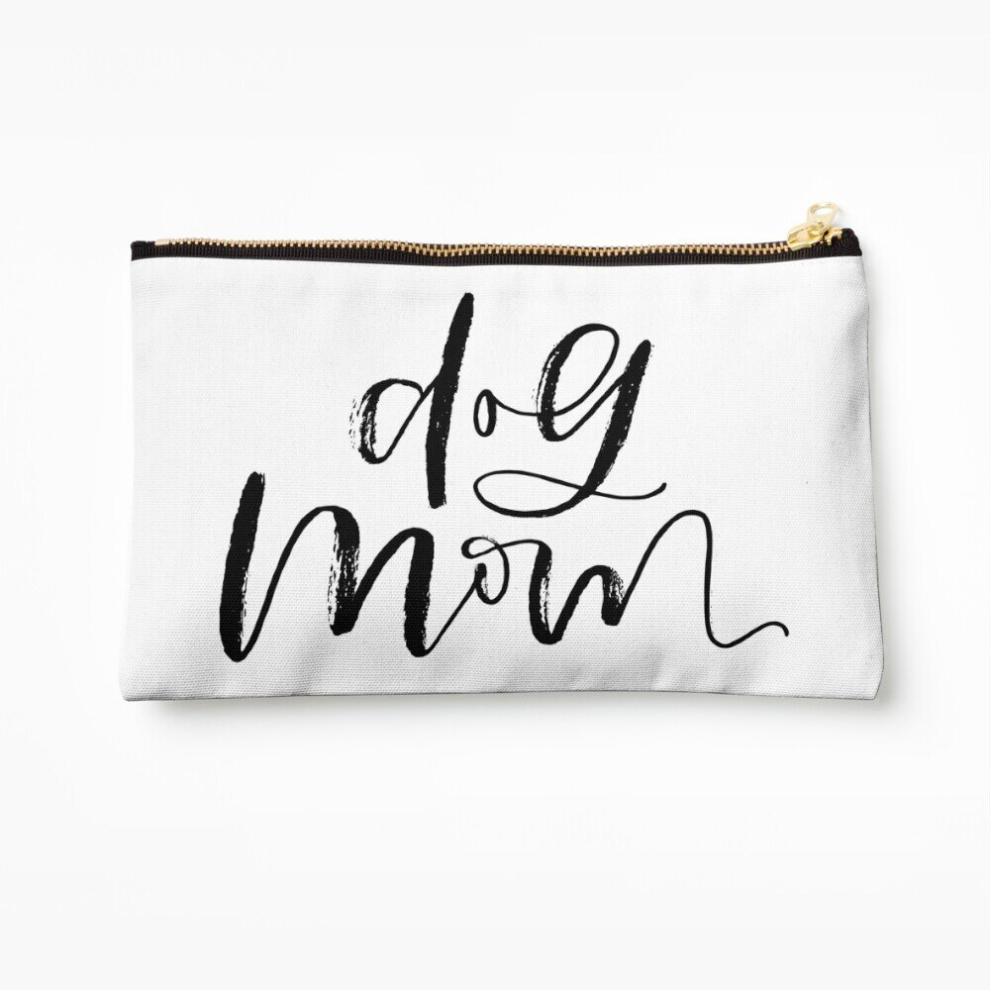 Whibos Makeup Bag Dog Mom Cosmetic Organizer Tyvek Paper Bags Zipper Pouch