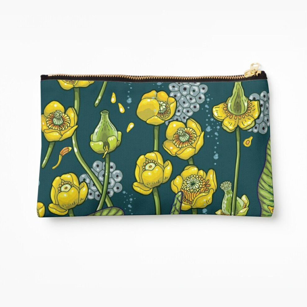 Whibos Makeup Bag River Of Mystery Cosmetic Organizer Tyvek Paper Bags Zipper Pouch