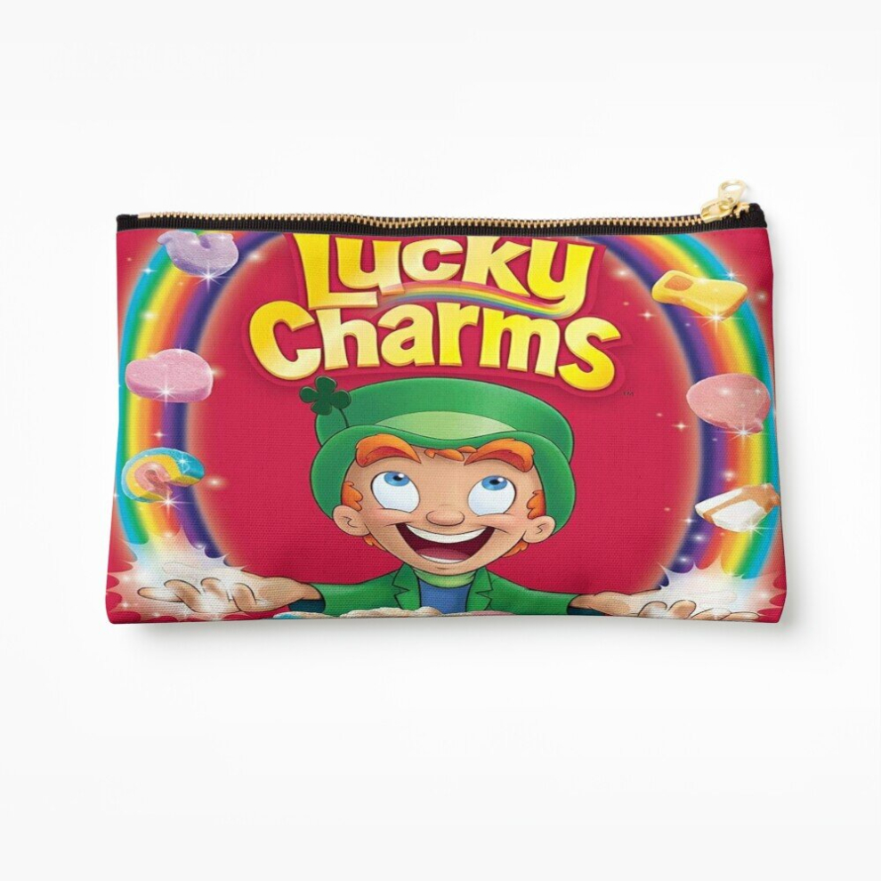 Whibos Makeup Bag Lucky Charms Cosmetic Organizer Tyvek Paper Bags Zipper Pouch