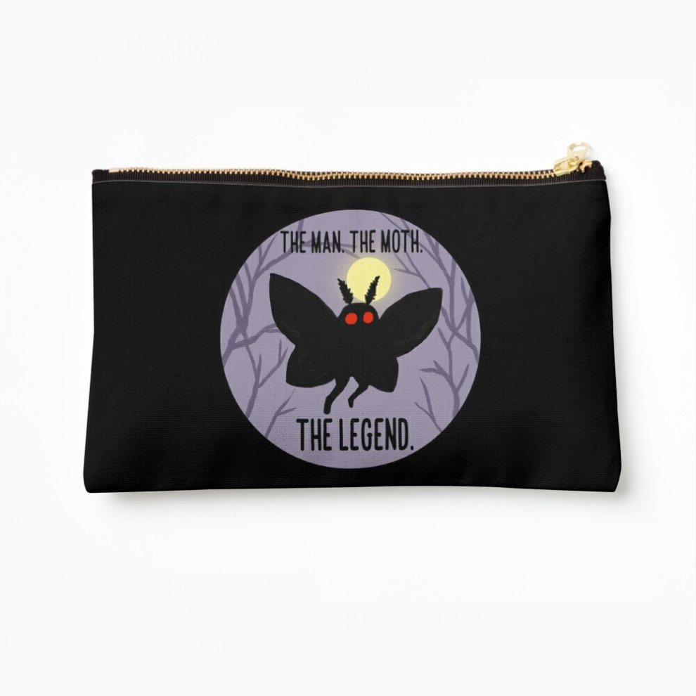 Whibos Makeup Bag The Man, The Moth, The Legend Cosmetic Organizer Tyvek Paper Bags Zipper Pouch