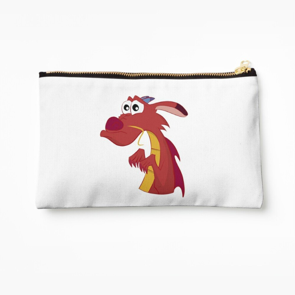Whibos Makeup Bag Mushu Cosmetic Organizer Tyvek Paper Bags Zipper Pouch
