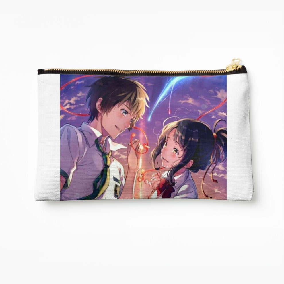 Whibos Makeup Bag Your Name Kimi No Na Wa Cosmetic Organizer Tyvek Paper Bags Zipper Pouch