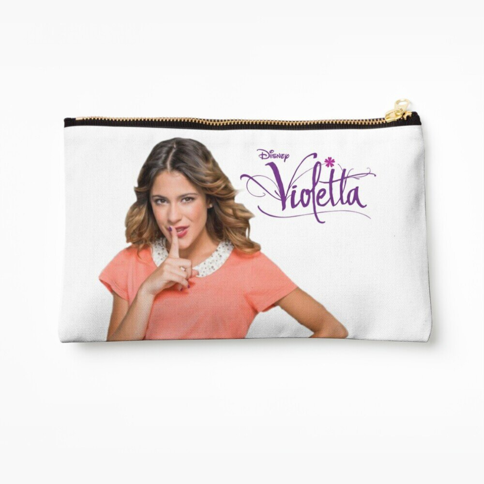 Whibos Makeup Bag Violetta-Logo+Tini Cosmetic Organizer Tyvek Paper Bags Zipper Pouch