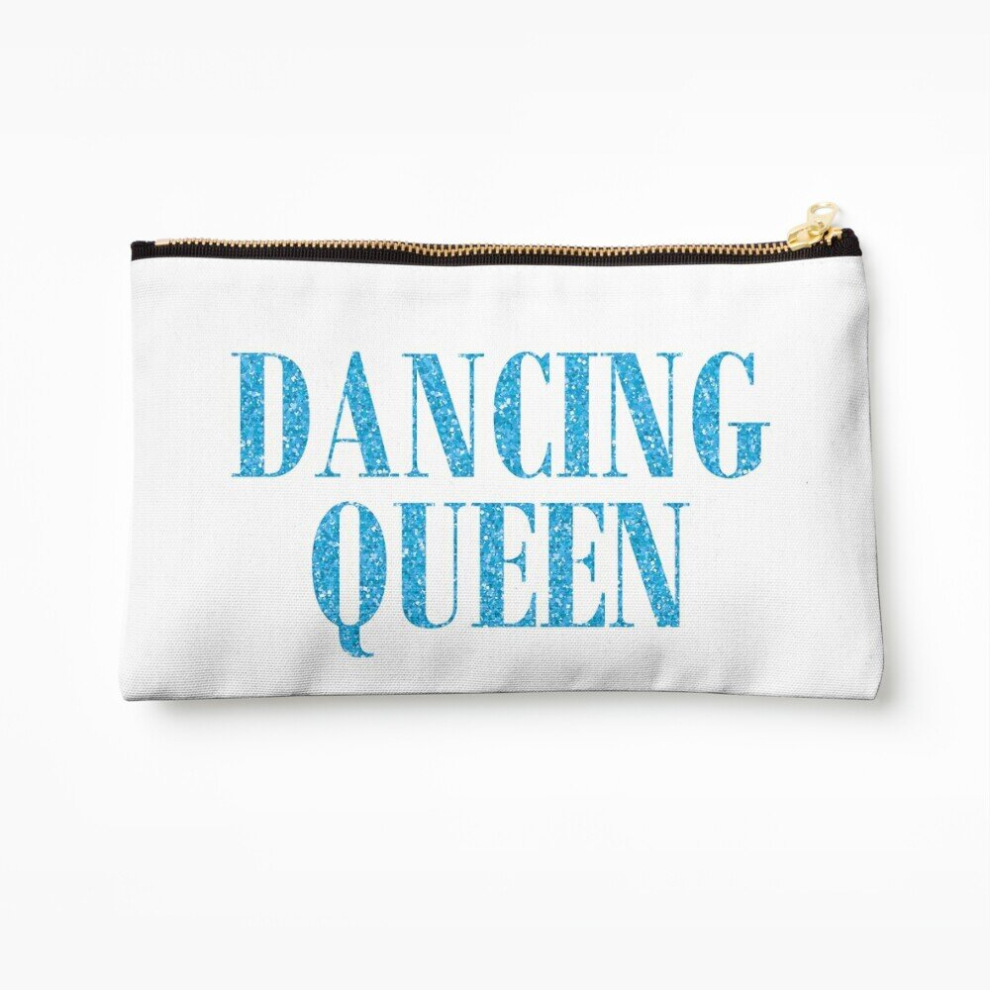 Whibos Makeup Bag Dancing Queen Cosmetic Organizer Tyvek Paper Bags Zipper Pouch