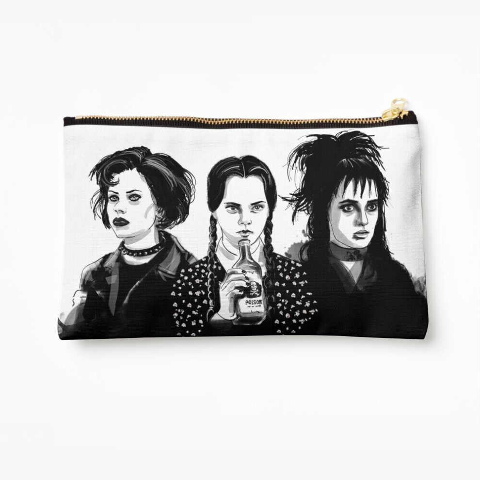 Whibos Makeup Bag Bad Girls Cosmetic Organizer Tyvek Paper Bags Zipper Pouch