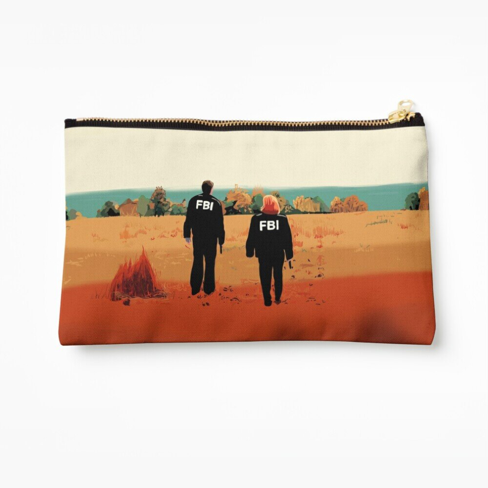 Whibos Makeup Bag The X Files I Want To Believe Fbi Poster Cosmetic Organizer Tyvek Paper Bags Zipper Pouch