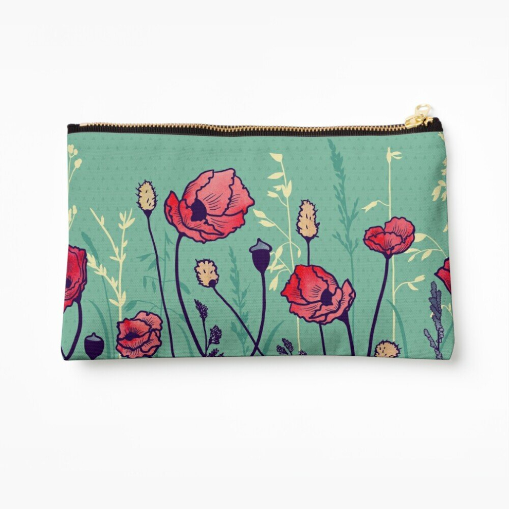 Whibos Makeup Bag Summer Field Cosmetic Organizer Tyvek Paper Bags Zipper Pouch