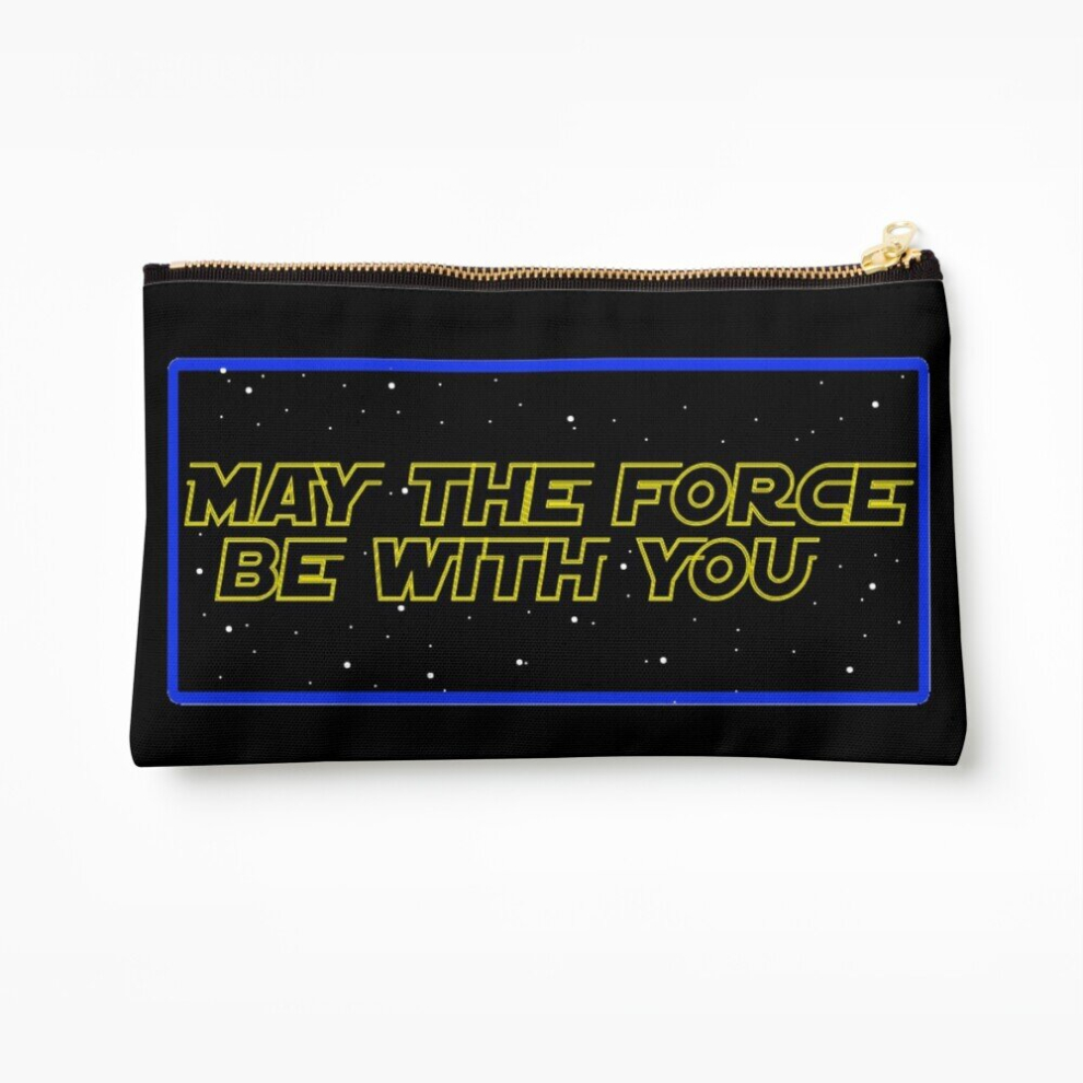 Whibos Makeup Bag May The Force Be With You Cosmetic Organizer Tyvek Paper Bags Zipper Pouch