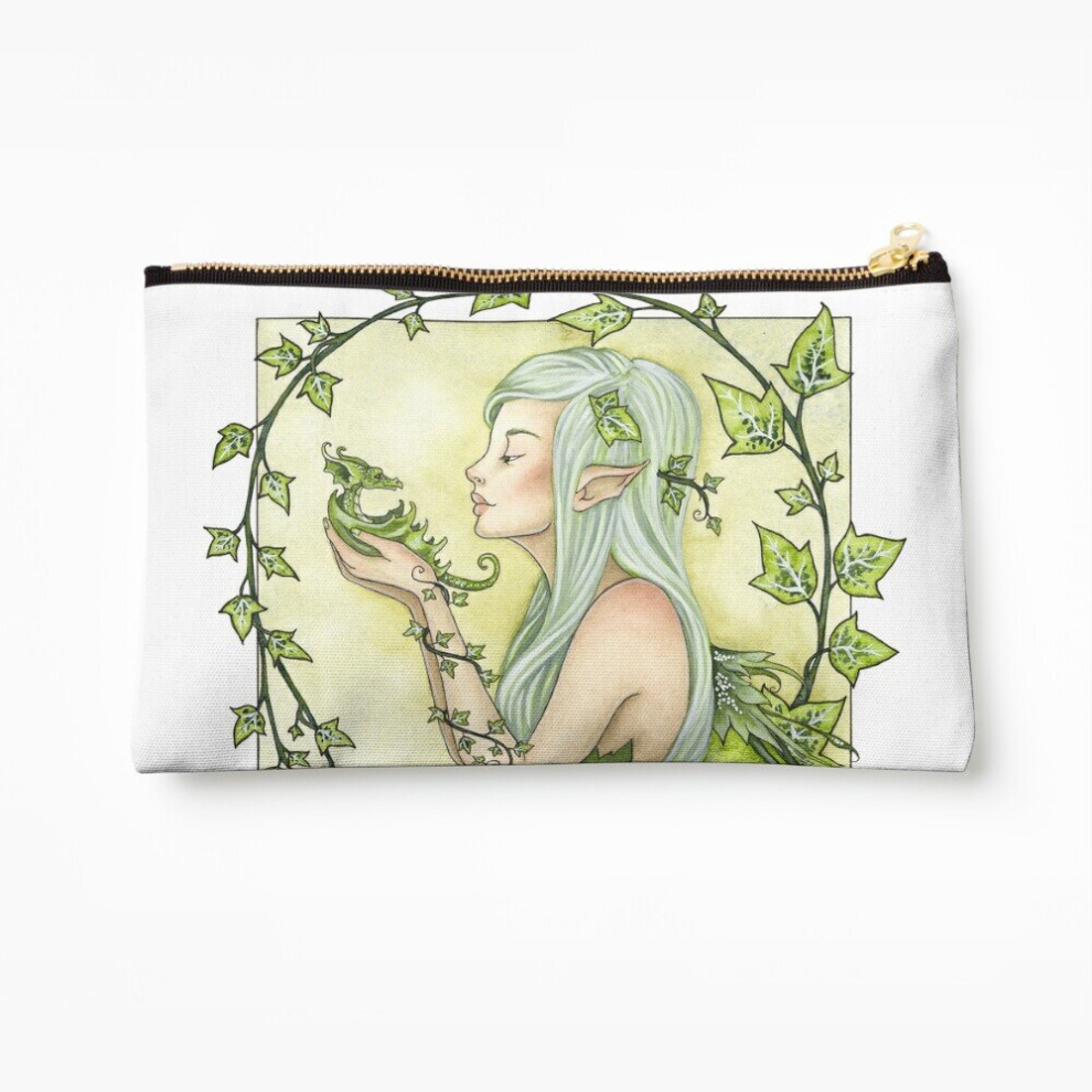 Whibos Makeup Bag Ivy Cosmetic Organizer Tyvek Paper Bags Zipper Pouch