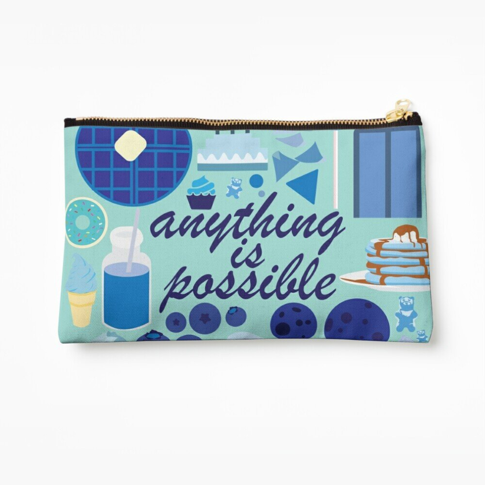 Whibos Makeup Bag Anything Is Possible Cosmetic Organizer Tyvek Paper Bags Zipper Pouch