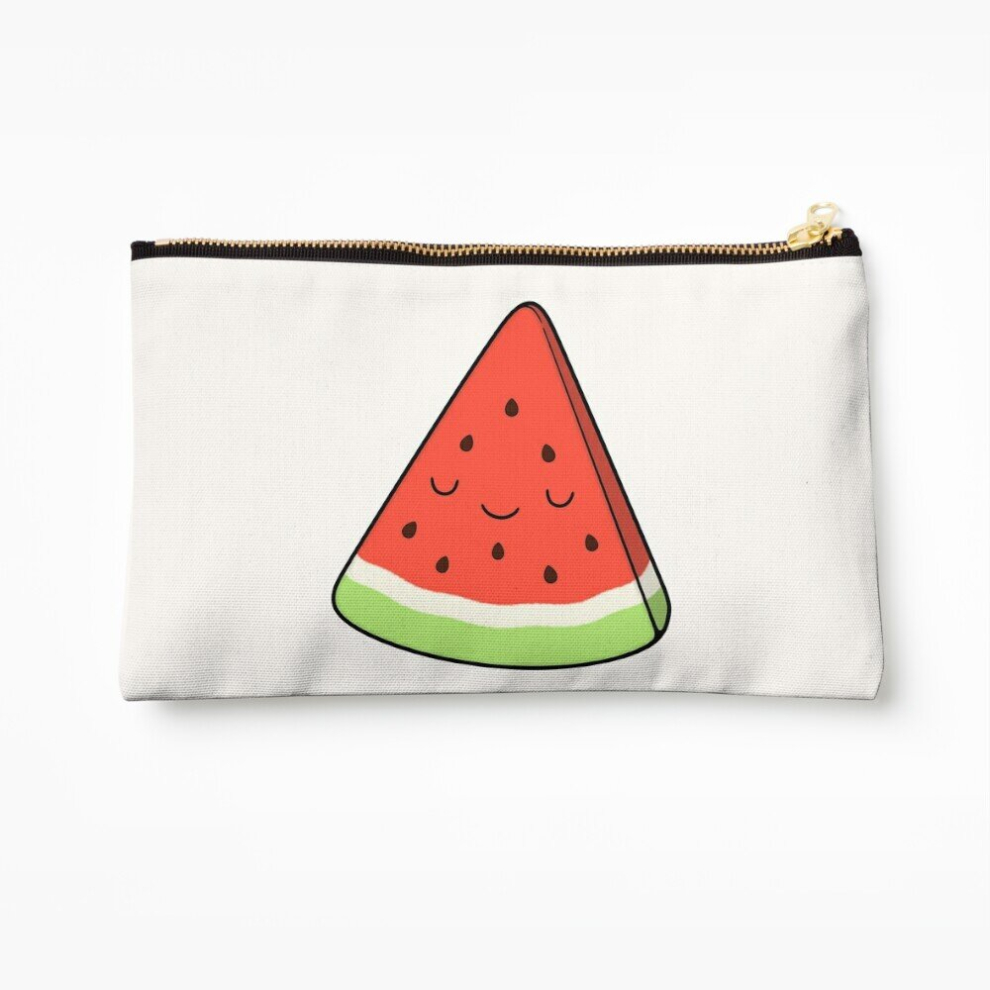 Whibos Makeup Bag Watermelon Cosmetic Organizer Tyvek Paper Bags Zipper Pouch