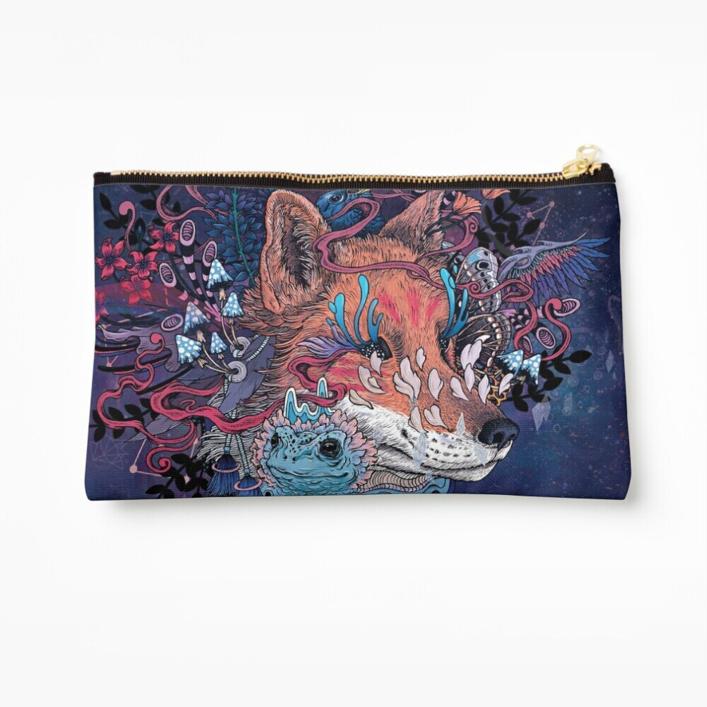 Whibos Makeup Bag Envoy (Kitsune) Cosmetic Organizer Tyvek Paper Bags Zipper Pouch