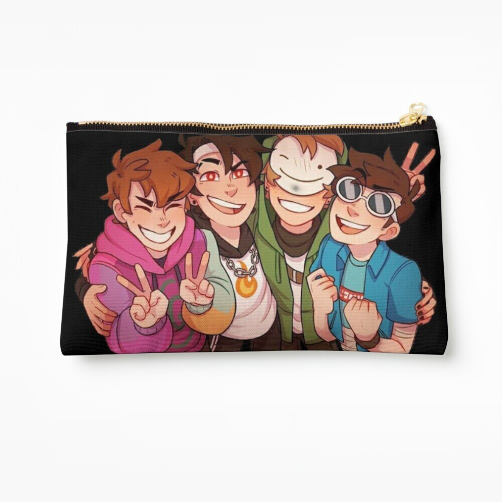 Whibos Makeup Bag Dream Team Fanart Cosmetic Organizer Tyvek Paper Bags Zipper Pouch