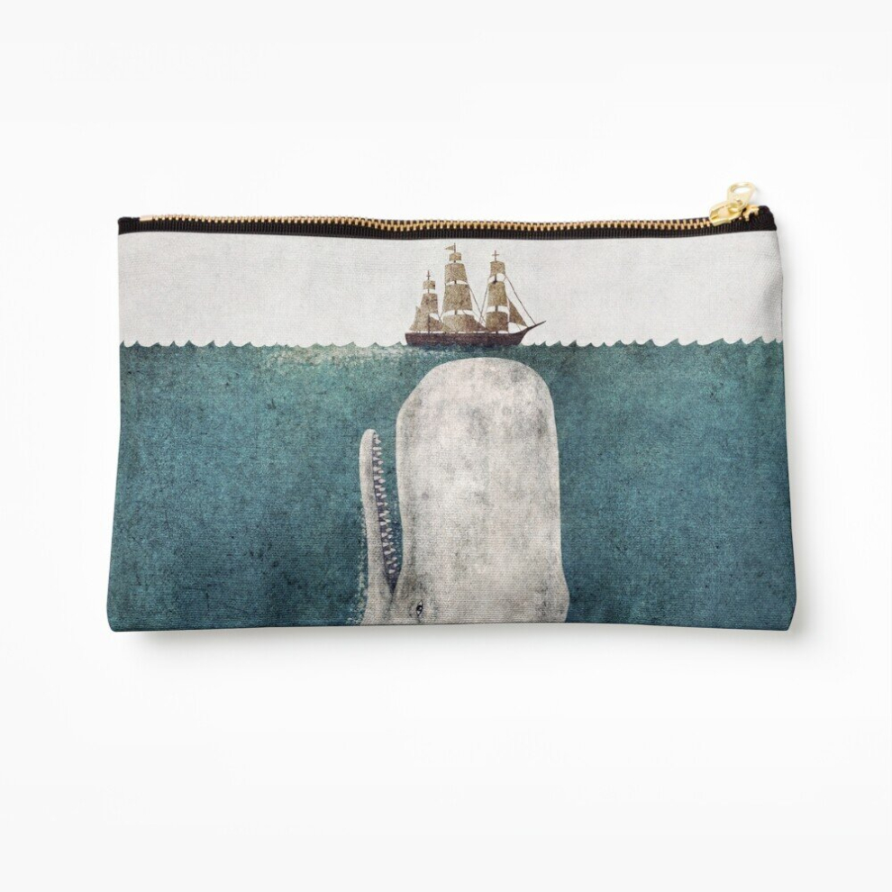 Whibos White Makeup Bag The Whale Cosmetic Organizer Tyvek Paper Bags Zipper Pouch