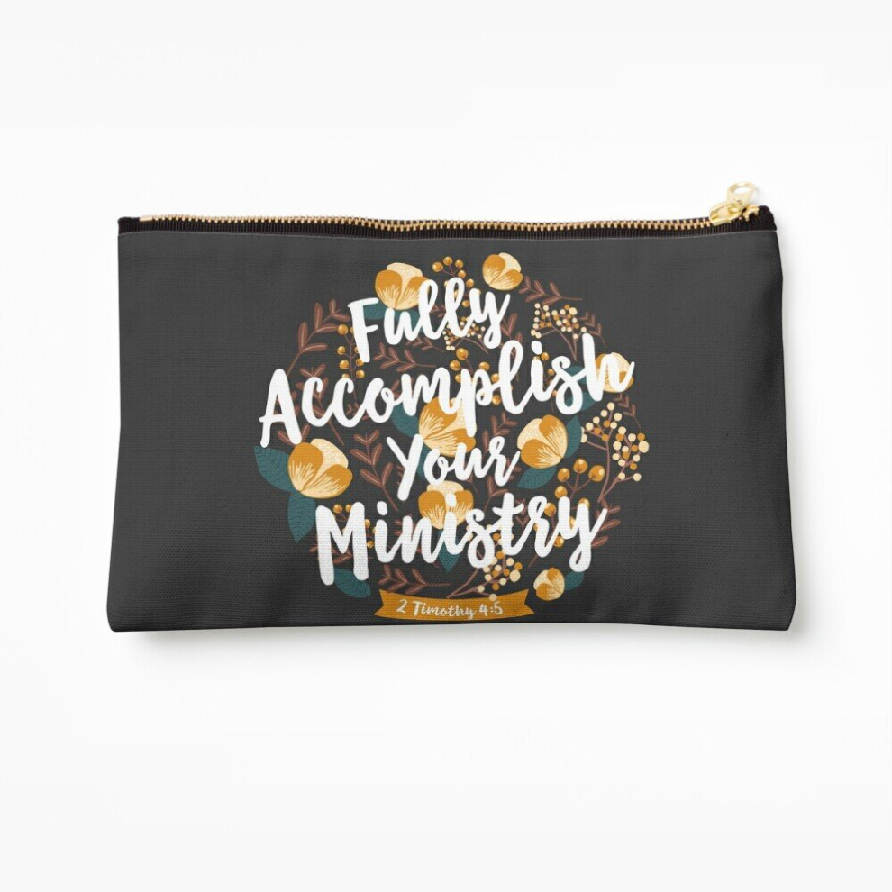 Whibos Makeup Bag Fully Accomplish Your Ministry Cosmetic Organizer Tyvek Paper Bags Zipper Pouch