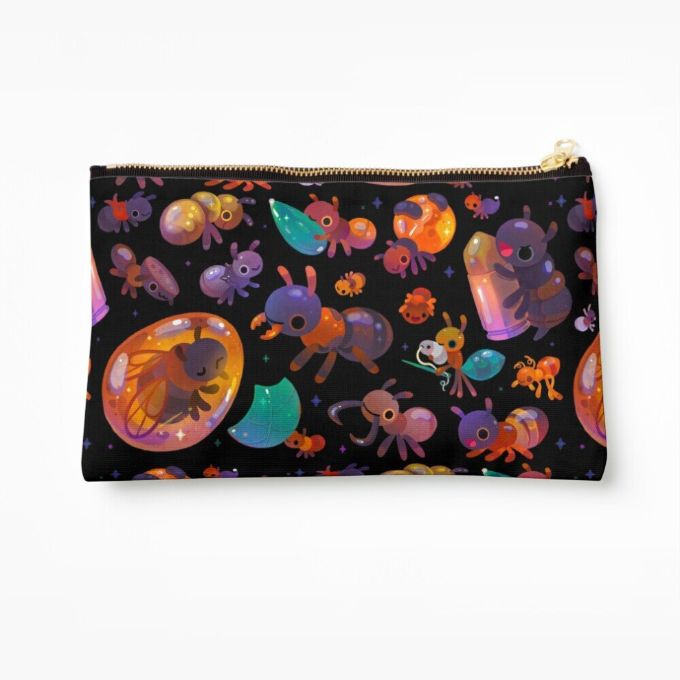 Whibos Makeup Bag Ants Cosmetic Organizer Tyvek Paper Bags Zipper Pouch
