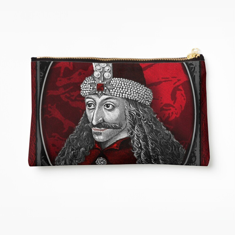 Whibos Makeup Bag Vlad Dracula Gothic Cosmetic Organizer Tyvek Paper Bags Zipper Pouch