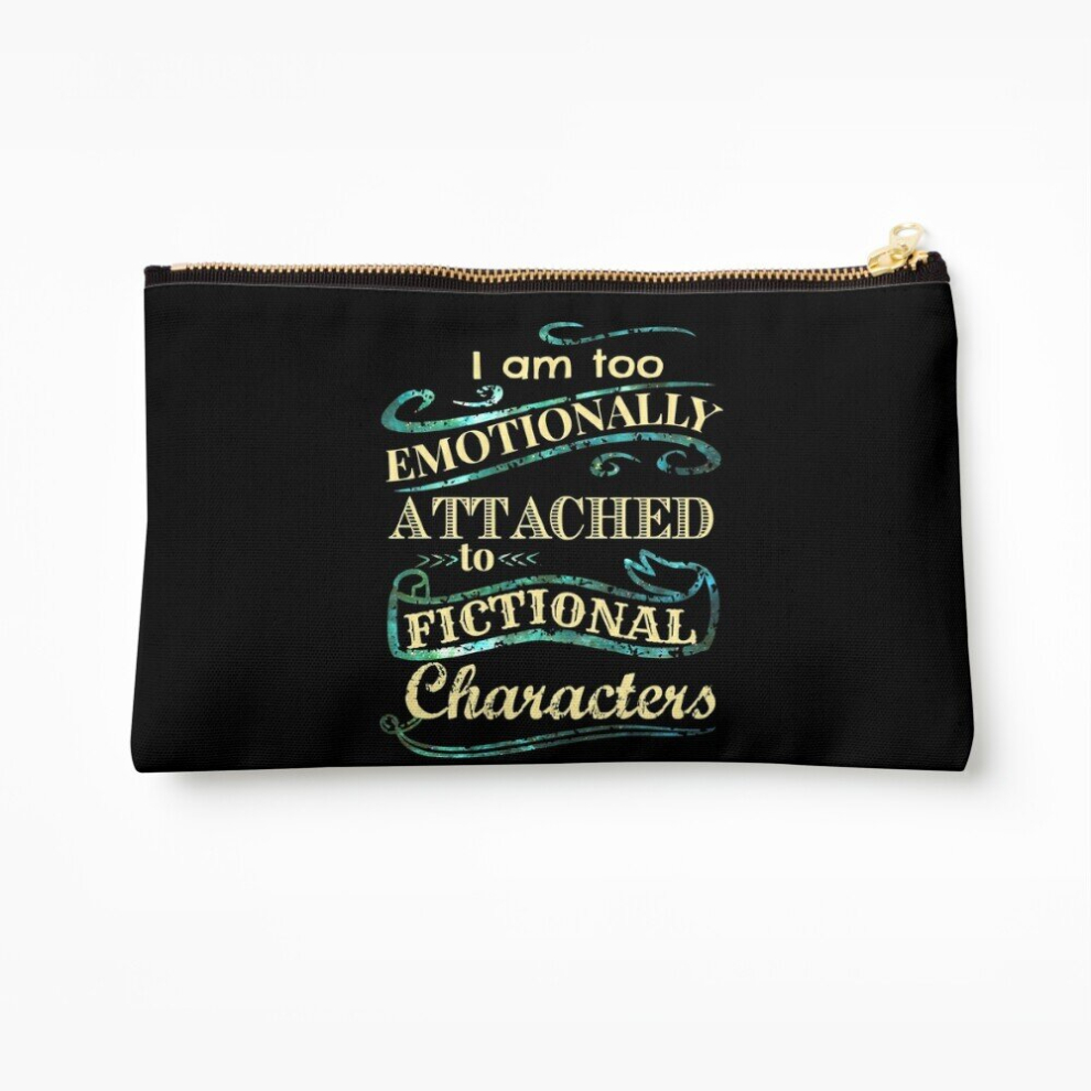 Whibos Makeup Bag I Am Too Emotionally Attached To Fictional Characters - Mermaid Version Cosmetic Organizer Tyvek Paper Bags Zipper Pouch