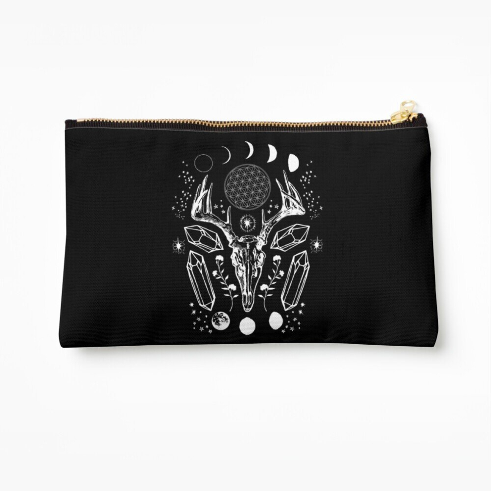 Whibos Makeup Bag Crystal Moon. Cosmetic Organizer Tyvek Paper Bags Zipper Pouch
