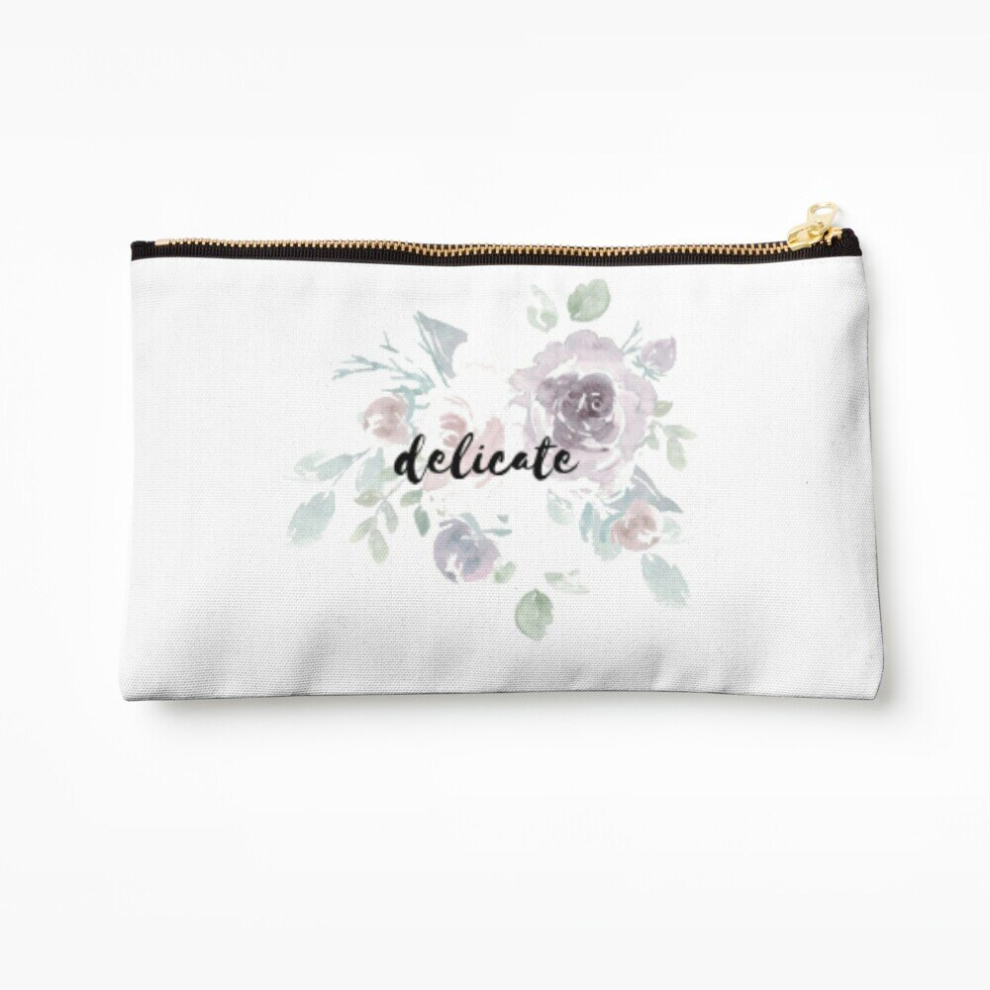 Whibos Makeup Bag Delicate Taylor Swift Flower Cosmetic Organizer Tyvek Paper Bags Zipper Pouch