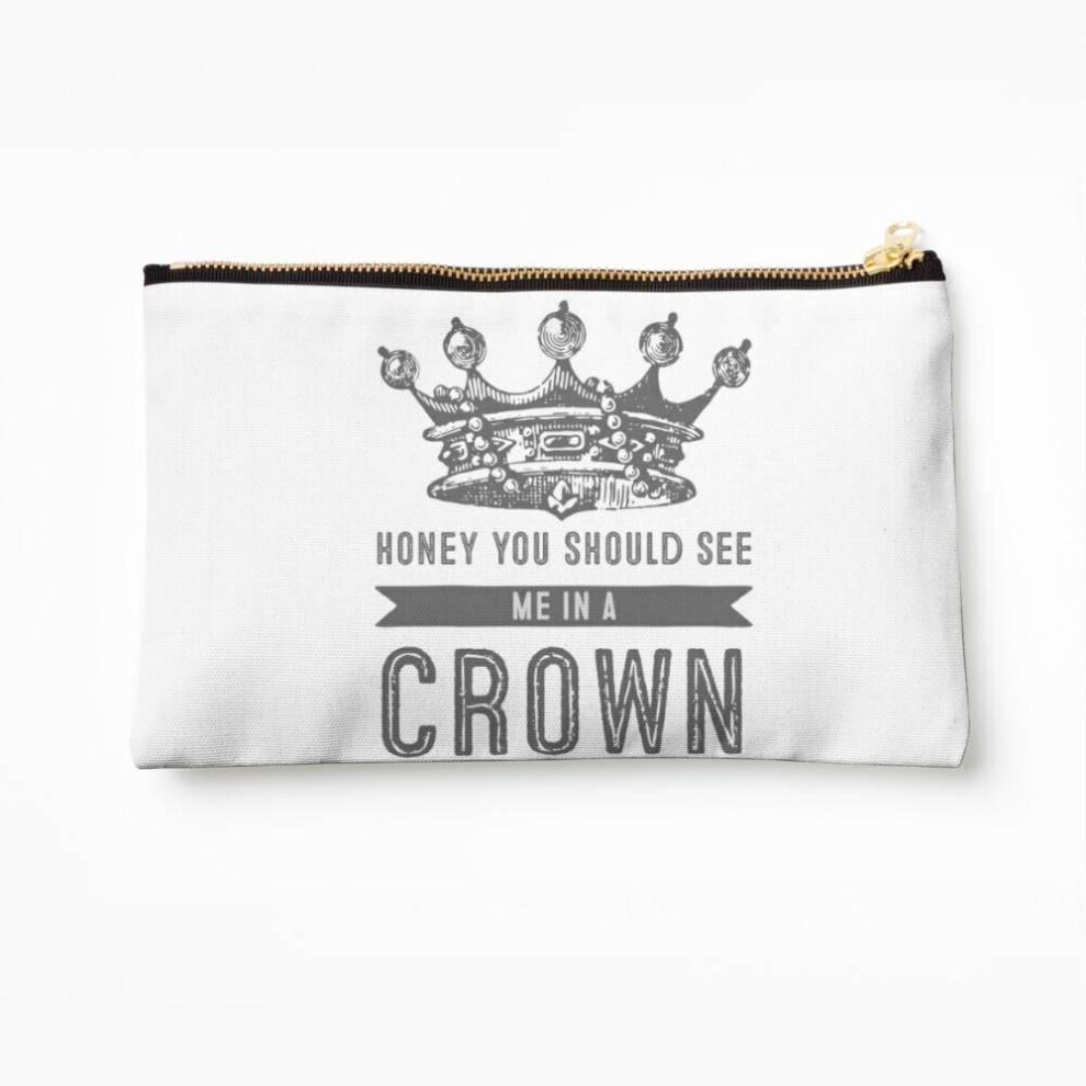 Whibos Makeup Bag Honey You Should See Me In A Crown Cosmetic Organizer Tyvek Paper Bags Zipper Pouch