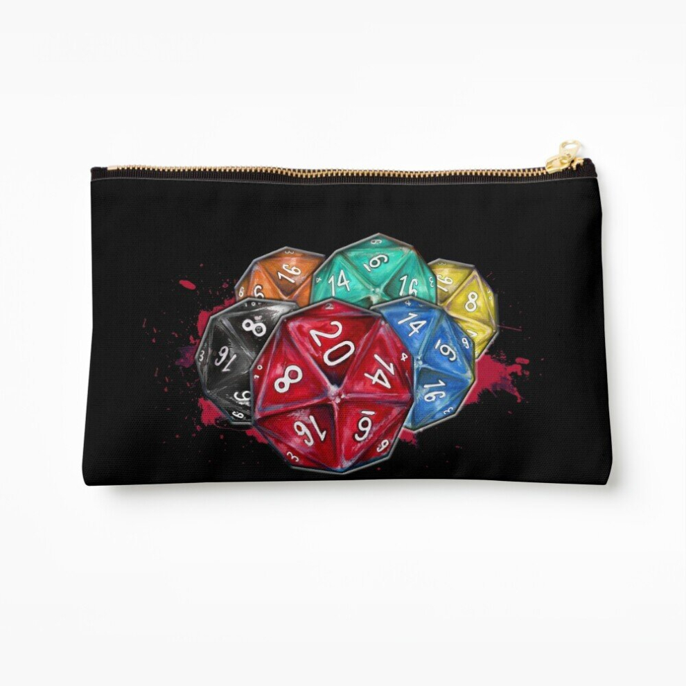 Whibos Makeup Bag Die! Die! Die! Cosmetic Organizer Tyvek Paper Bags Zipper Pouch