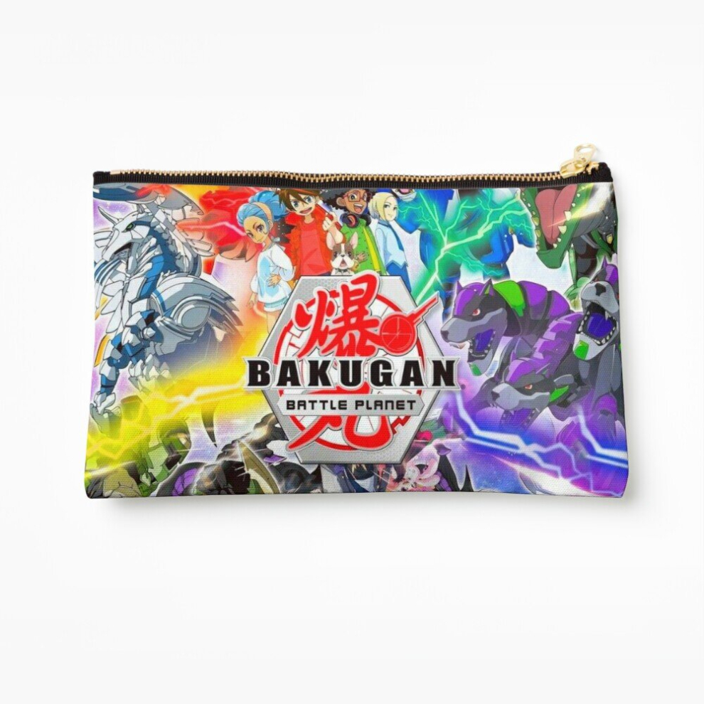 Whibos Makeup Bag Bakugan Cosmetic Organizer Tyvek Paper Bags Zipper Pouch