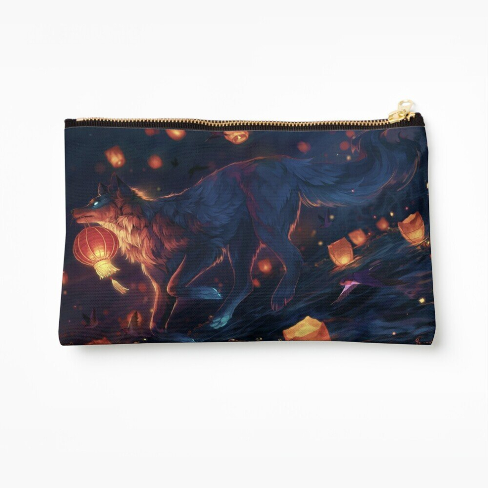 Whibos Makeup Bag Lanterns Cosmetic Organizer Tyvek Paper Bags Zipper Pouch