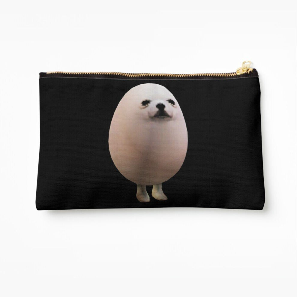 Whibos Makeup Bag Eggdog Cosmetic Organizer Tyvek Paper Bags Zipper Pouch