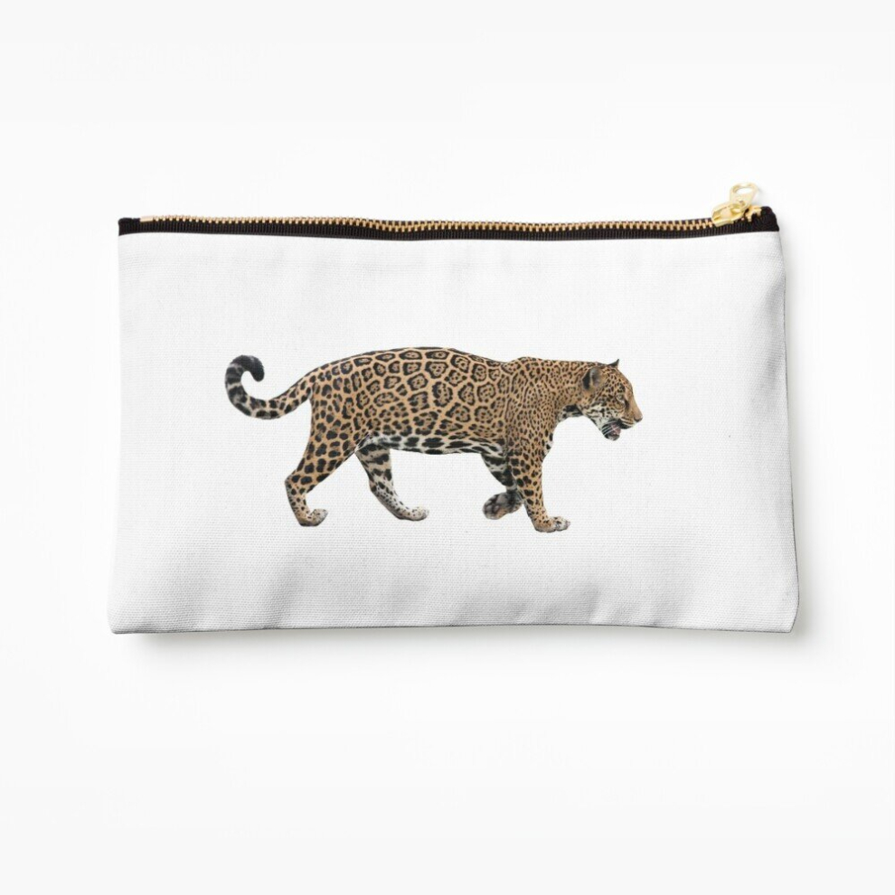 Whibos Makeup Bag Jaguar Cosmetic Organizer Tyvek Paper Bags Zipper Pouch