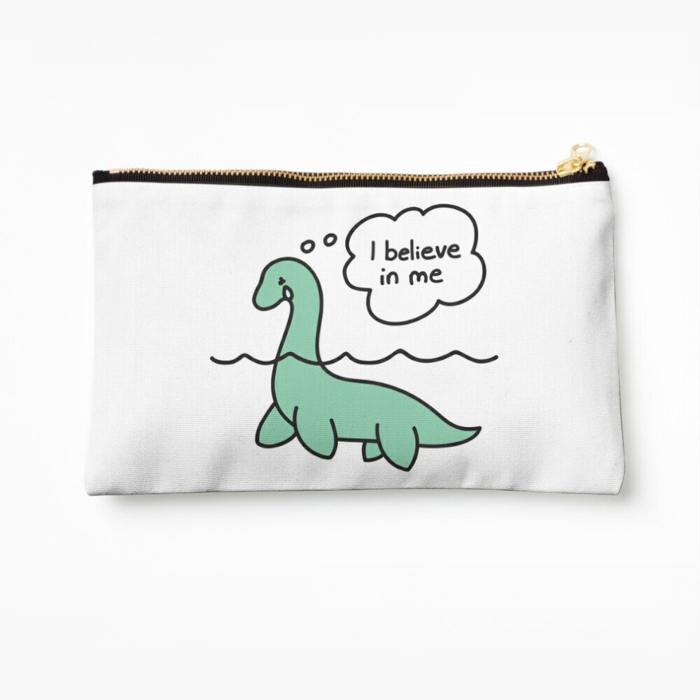 Whibos Makeup Bag Nessie Believes In Nessie Cosmetic Organizer Tyvek Paper Bags Zipper Pouch