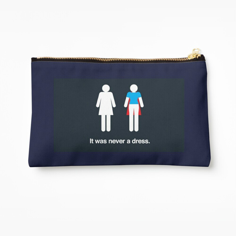 Whibos Makeup Bag It Was Never A Dress Cosmetic Organizer Tyvek Paper Bags Zipper Pouch