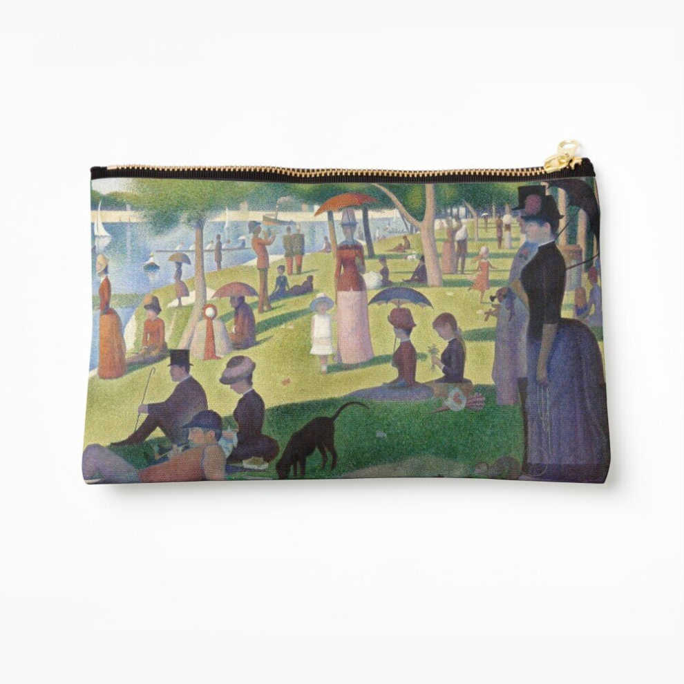 Whibos Makeup Bag A Sunday Afternoon On The Island Of La Grande Jatte Cosmetic Organizer Tyvek Paper Bags Zipper Pouch
