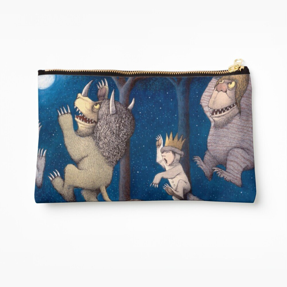 Whibos Makeup Bag Where The Wild Things Are Wild Rumpus At Night Cosmetic Organizer Tyvek Paper Bags Zipper Pouch