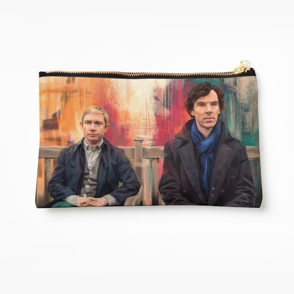 Whibos Makeup Bag Watson Sherlock Cosmetic Organizer Tyvek Paper Bags Zipper Pouch