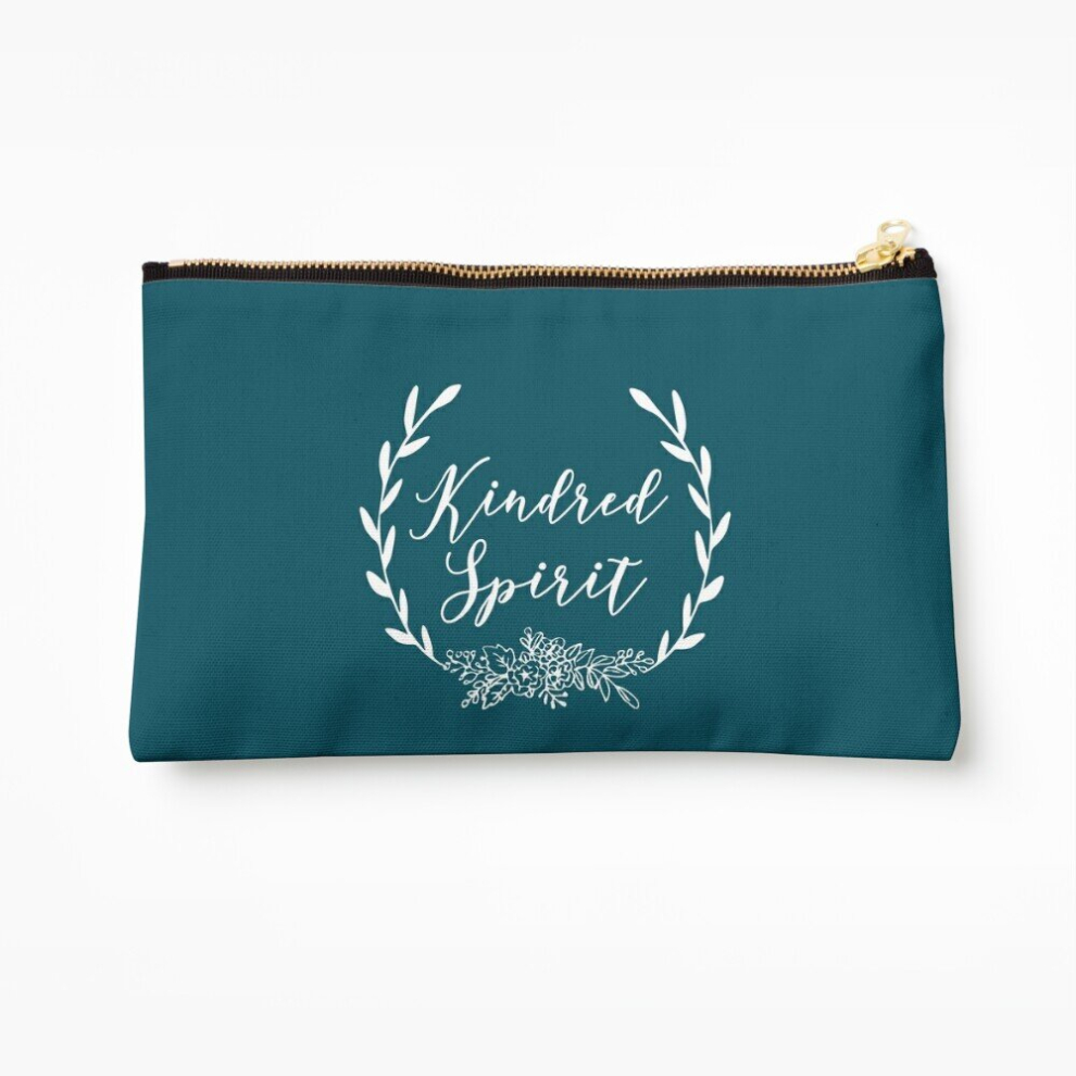 Whibos Green Makeup Bag Kindred Spirit, Anne Of Gables Anne With An E Cosmetic Organizer Tyvek Paper Bags Zipper Pouch