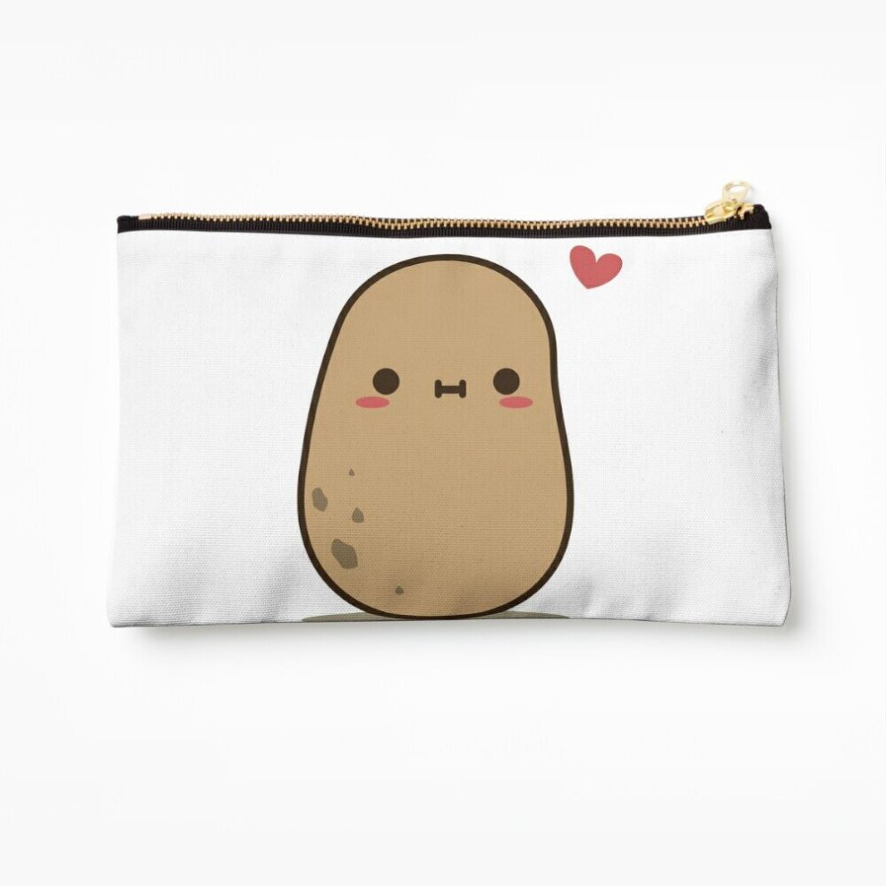 Whibos Makeup Bag Cute Potato In Love Cosmetic Organizer Tyvek Paper Bags Zipper Pouch