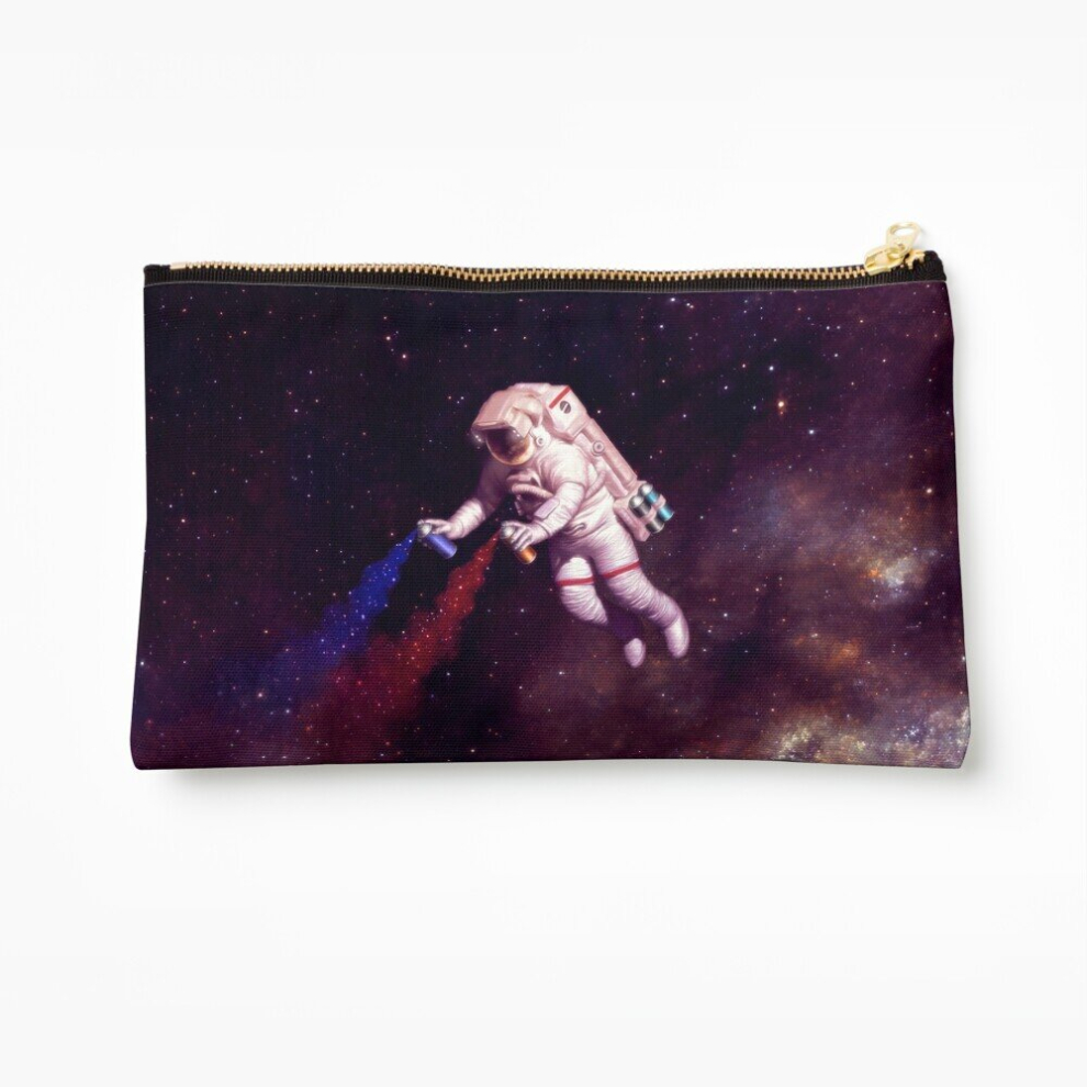 Whibos Makeup Bag Shooting Stars - The Astronaut Artist Cosmetic Organizer Tyvek Paper Bags Zipper Pouch