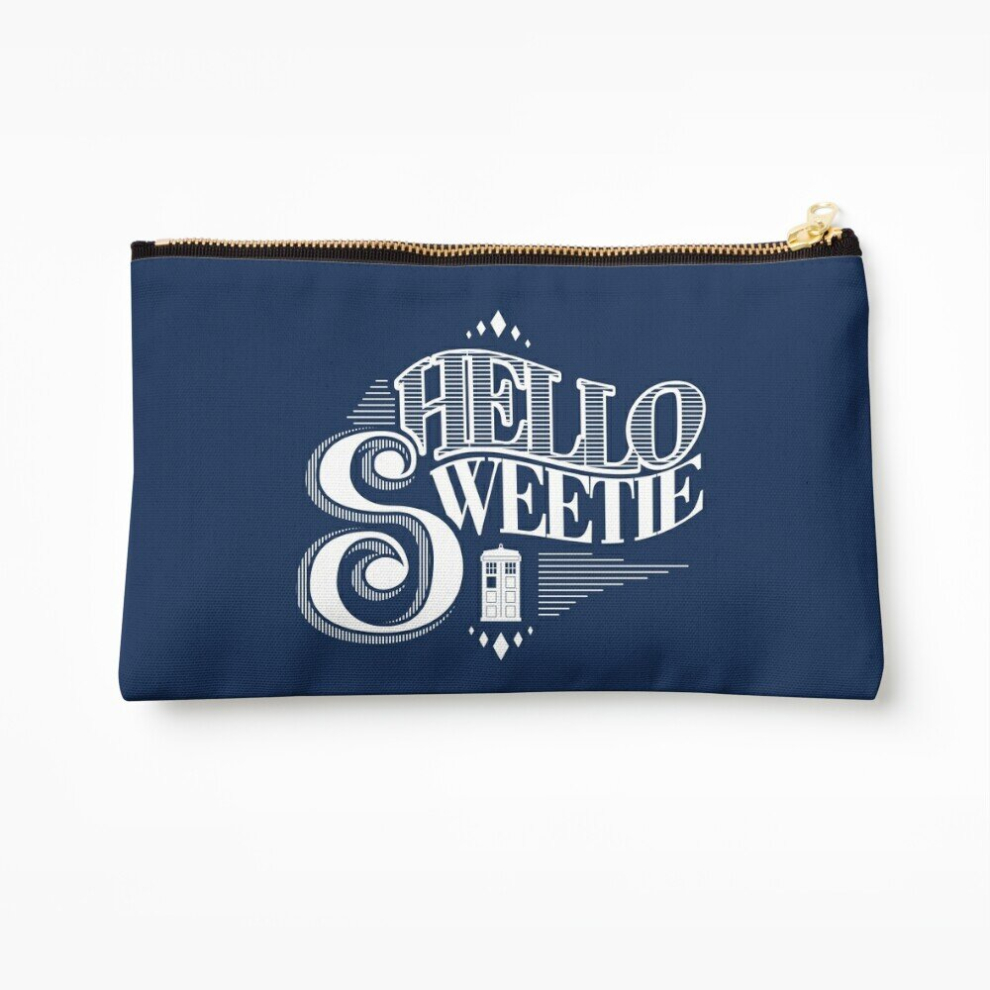 Whibos Makeup Bag Hello Sweetie Cosmetic Organizer Tyvek Paper Bags Zipper Pouch