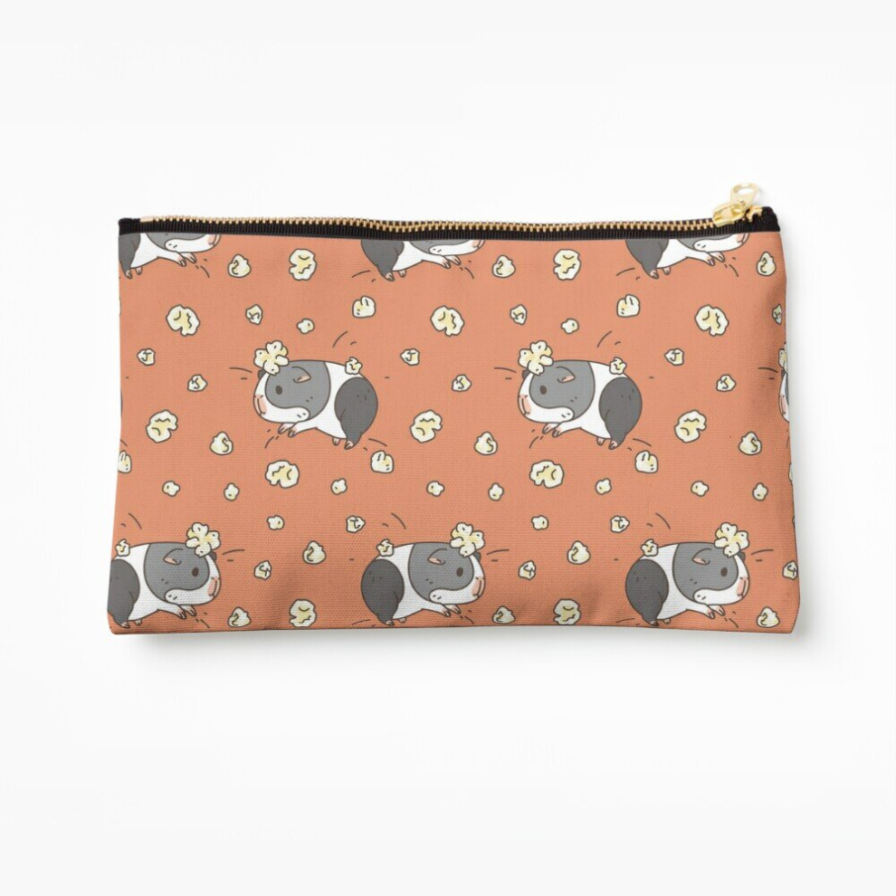 Whibos Makeup Bag Guinea Pig Pattern, Popcorning Cosmetic Organizer Tyvek Paper Bags Zipper Pouch