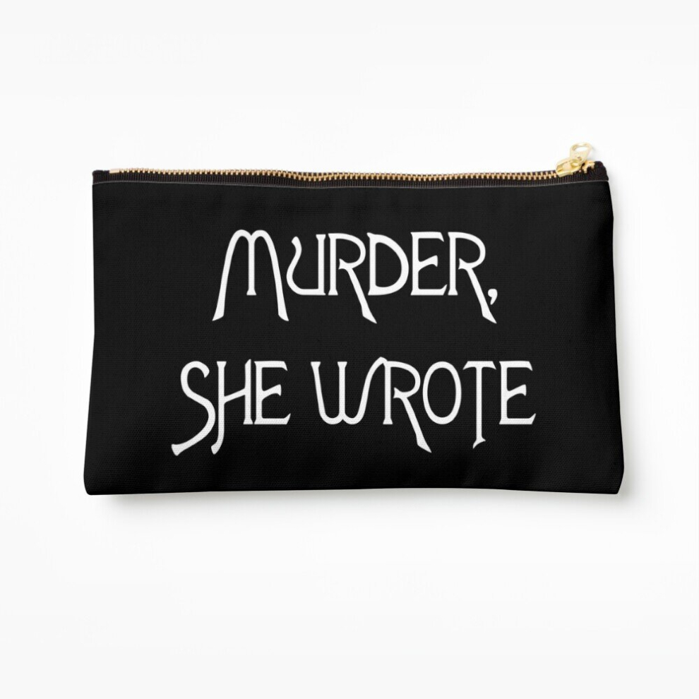 Whibos Makeup Bag Murder, She Wrote Fan Tshirt Cosmetic Organizer Tyvek Paper Bags Zipper Pouch